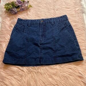 Joe’s Jeans Blue Denim Y2K Mini Skirt sz 27